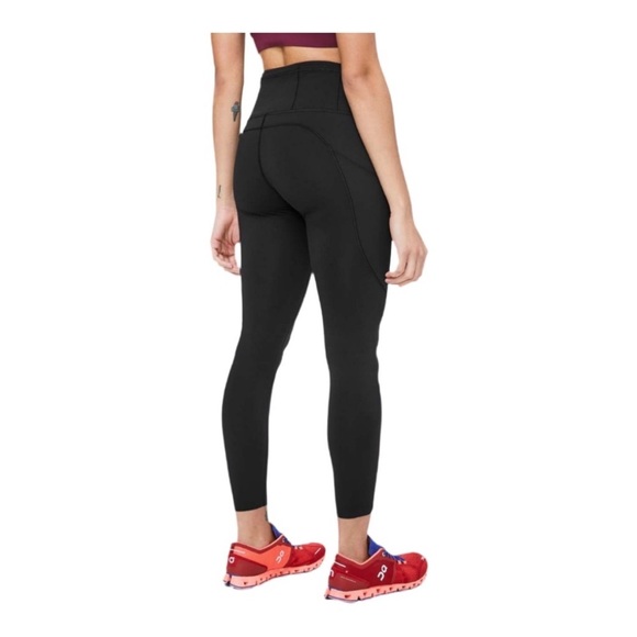 Lulu fast and free 25” leggings size 4 black - Picture 1 of 10
